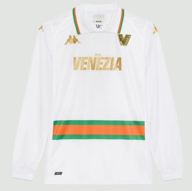 Venezia FC Away Kit Soccer Jersey 2023/24 Long Sleeve